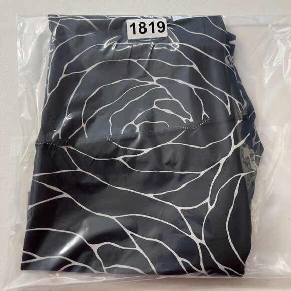 Lululemon Wunder Under Hi-Rise Rose Alpine Black White Leggings Women's 8 - Picture 10 of 10